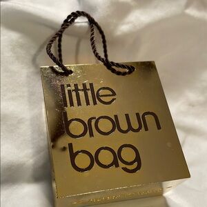 Bloomingdale’s Little Brown Bag metal ornament shopping bag